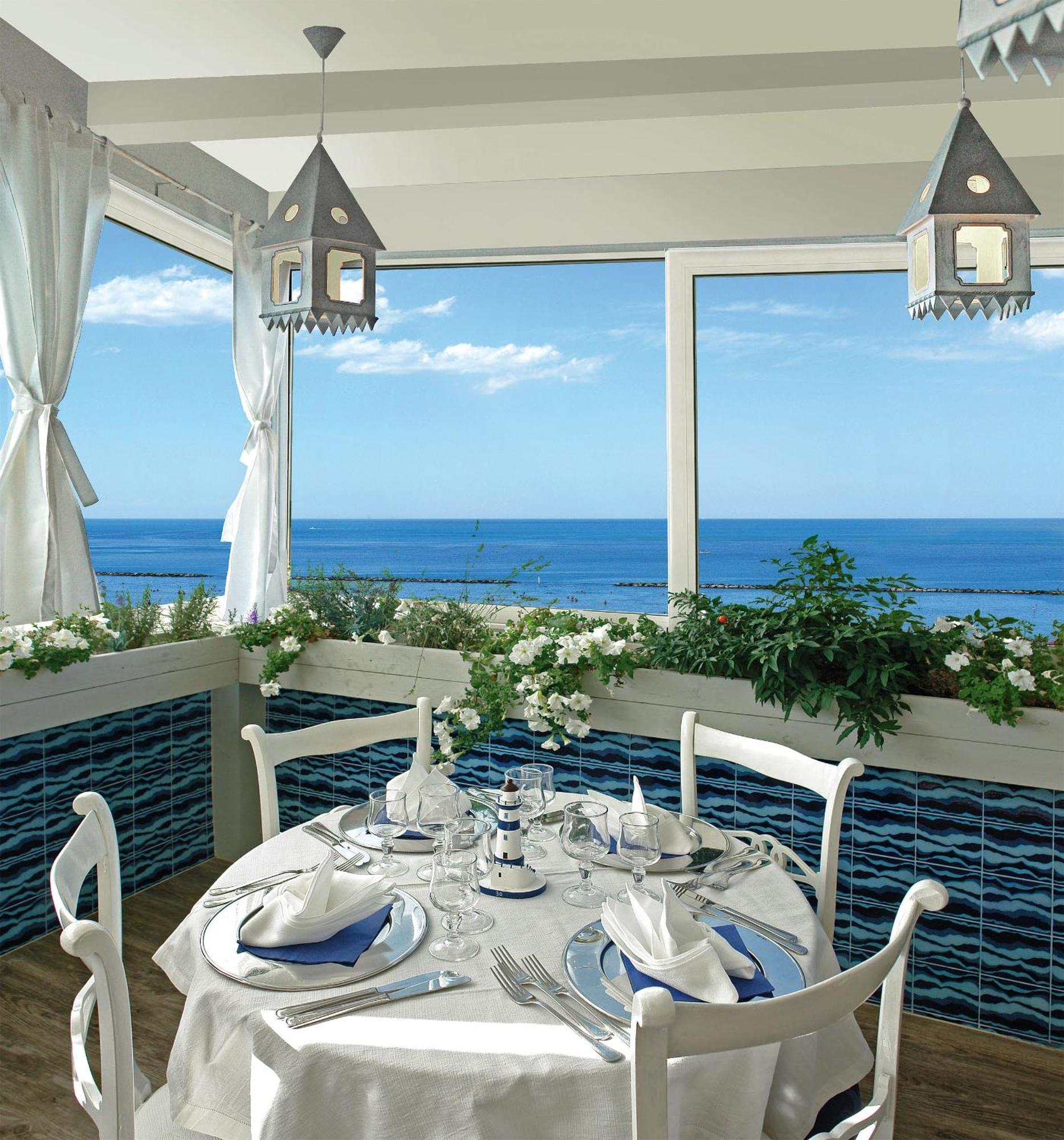 Hotel Maremonti Gabicce Mare Étterem fotó